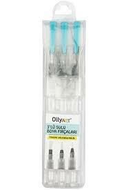 LİNO LN-3103 OLLYART 3'LÜ DOLBİLİR.SULU BOYA FIRÇA