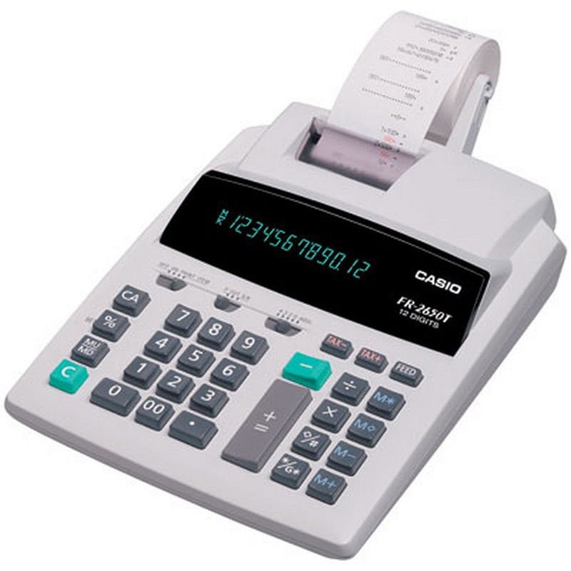 CASIO FR-2650 T/RC HESAP MAKİNASI PRİNTER