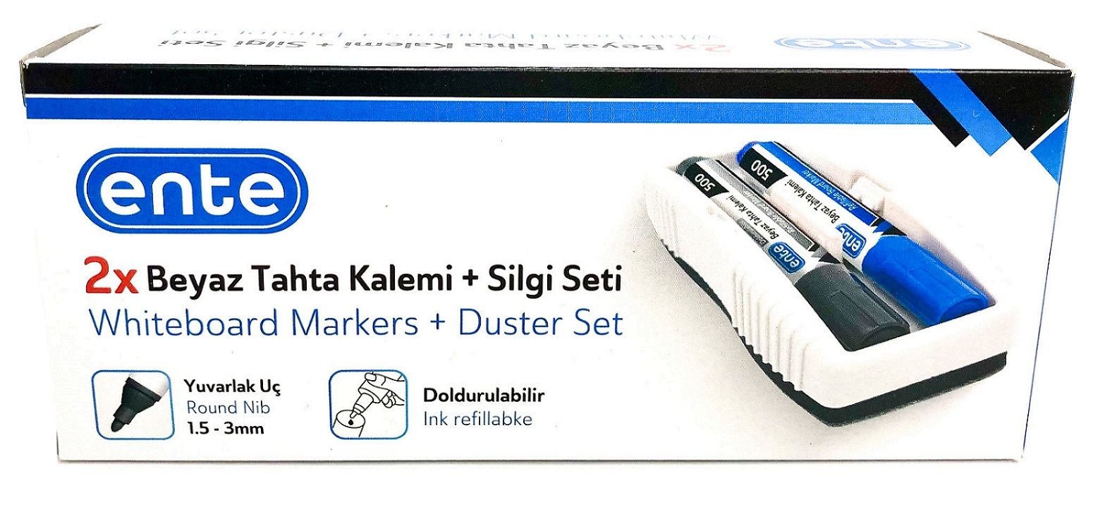 ENTE TAHTA KALEMLİ SİLGİ SETİ
