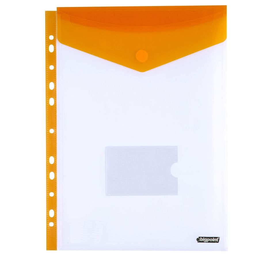 BİGPOİNT BP251-45 11 DELİKLİ DİK CIRTLI DOSYA A4 TURUNCU 12'Lİ PAKET
