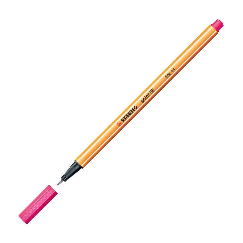 STABİLO POİNT 88 FİNELİNER KEÇE UÇLU KALEM 88-56 GÜL PEMBE 10'LU KT.
