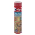 BİGPOİNT BP940-24 METAL TÜPDE KURU BOYA KALEMİ 24 RENK