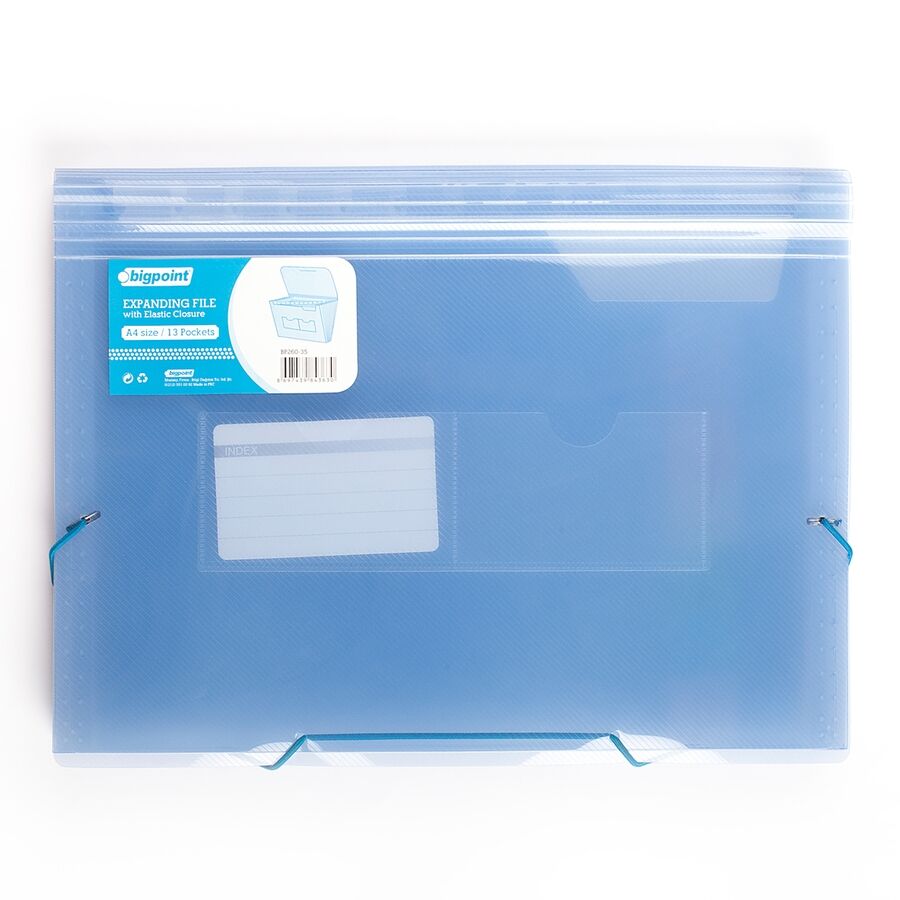 BİGPOİNT BP260-35 KÖRÜKLÜ DOSYA 13 CEPLİ MAVİ