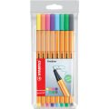 STABİLO POİNT 88 FİNELİNER KEÇE UÇLU KALEM 88-8-01 PASTEL 8'Lİ PAKET