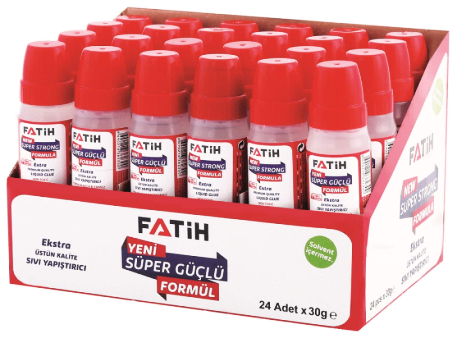 FATİH ÇİFT UÇ ŞEFFAF SOLVENTSİZ SIVI YAPIŞTIRICI 30 ML