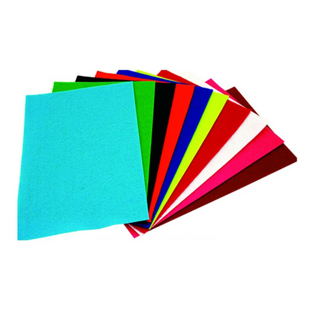 LİNO 2719-J YAPIŞKANLI KEÇE 10 RNK 10 LU 20X30