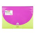 BİGPOİNT BP265-67 POP SERİSİ KÖRÜKLÜ DOSYA 13 CEPLİ KİLİTLİ A4 MOR-YEŞİL