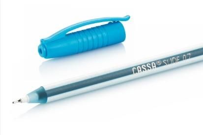 CASSA 8730 SLIDE TÜKENMEZ KALEM 07 MAVİ 50 Lİ KUTU