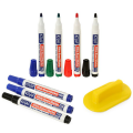 KRAF 778G BEYAZ TAHTA KALEMİ & SİLGİ SET 8 Lİ