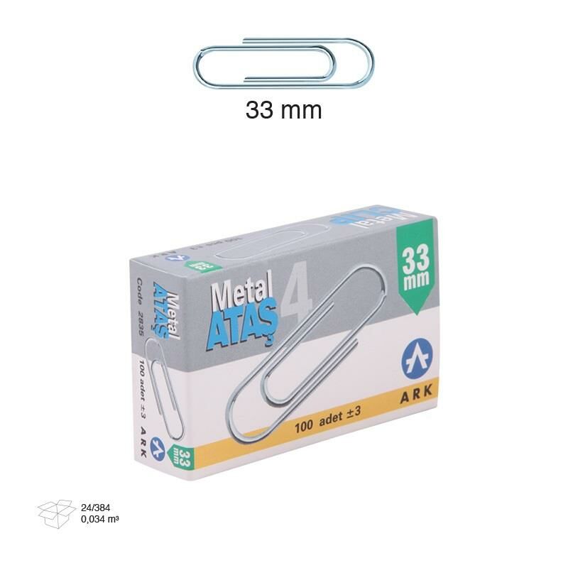 ARK 2835 METAL ATAŞ NO:4 24'LÜ KUTU