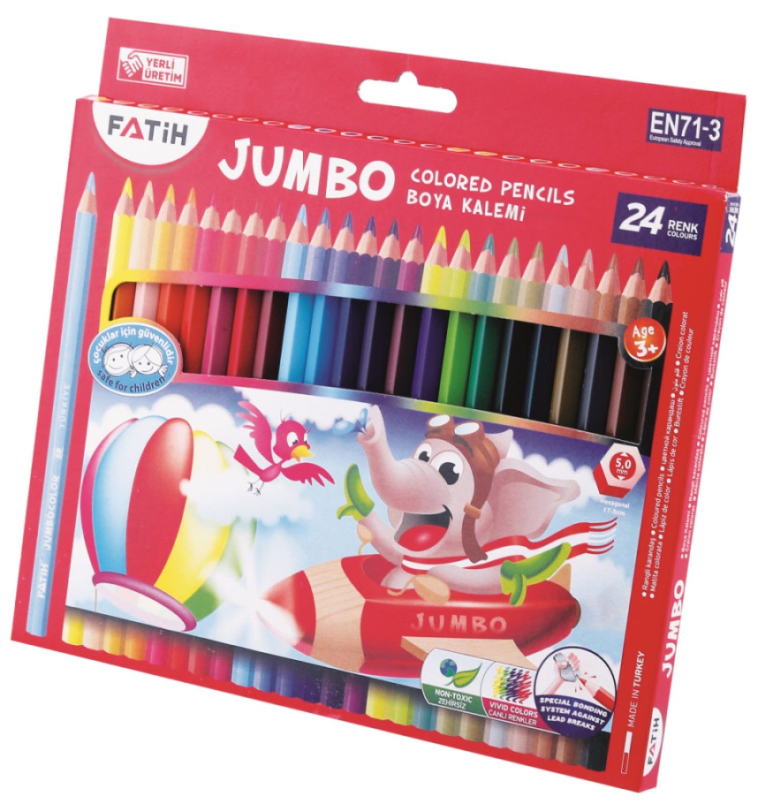 FATİH KURUBOYA JUMBO 24 RENK TAM BOY