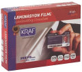 KRAF 2128 LAMİNASYON FİLMİ 85X115MM 125MIC 100LÜ