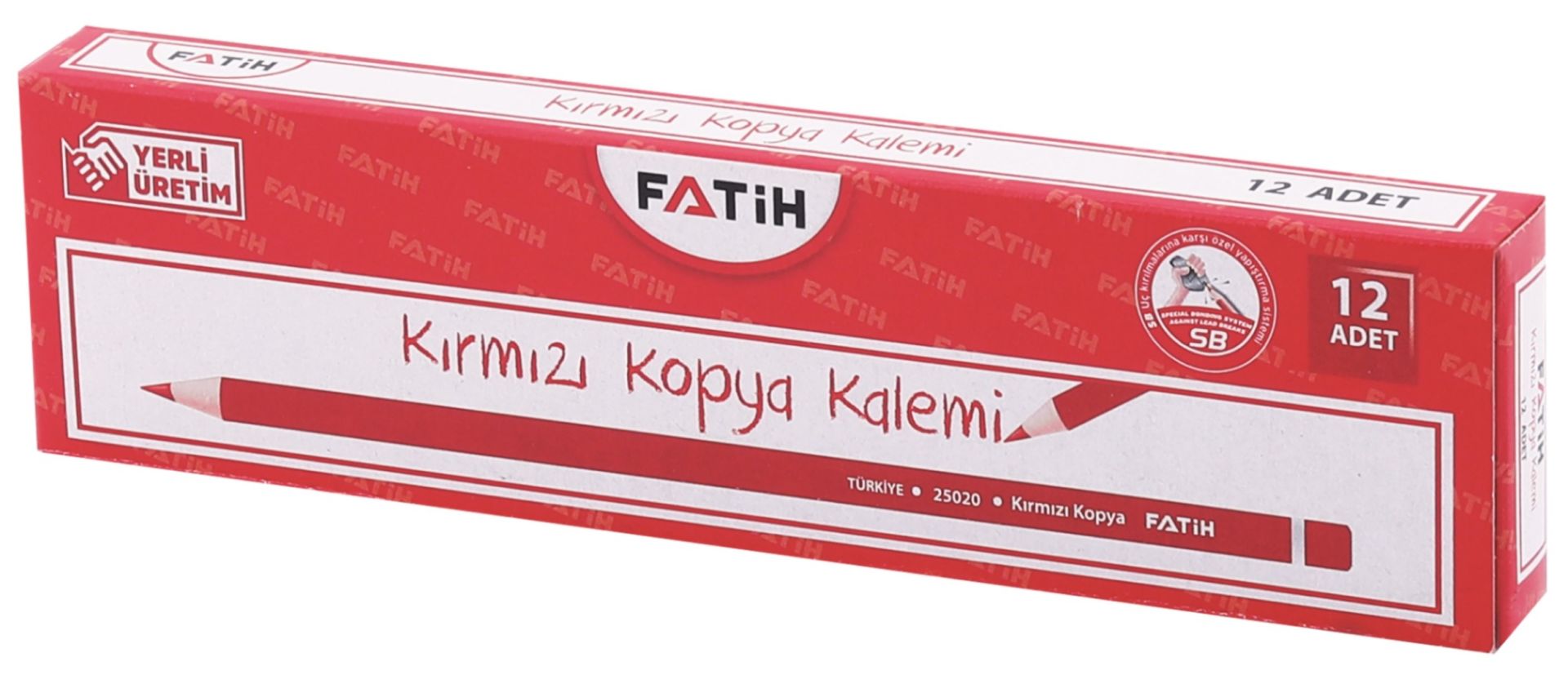 FATİH KOPYA KALEMİ KIRMIZI 12 Lİ