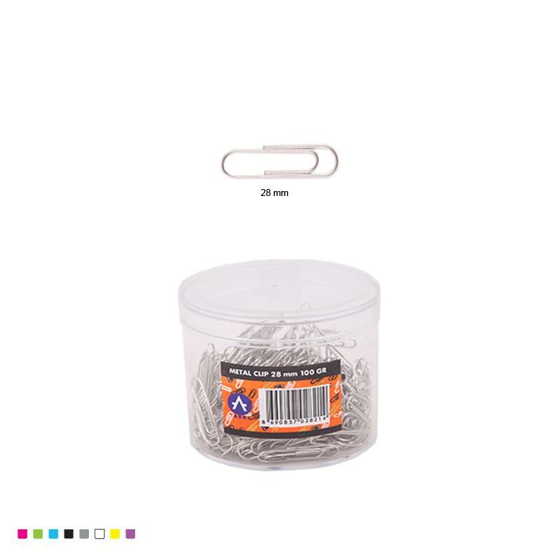 ARK 2821 METAL ATAŞ 28 MM NO:3 (100 GR) 6'LI KUTU