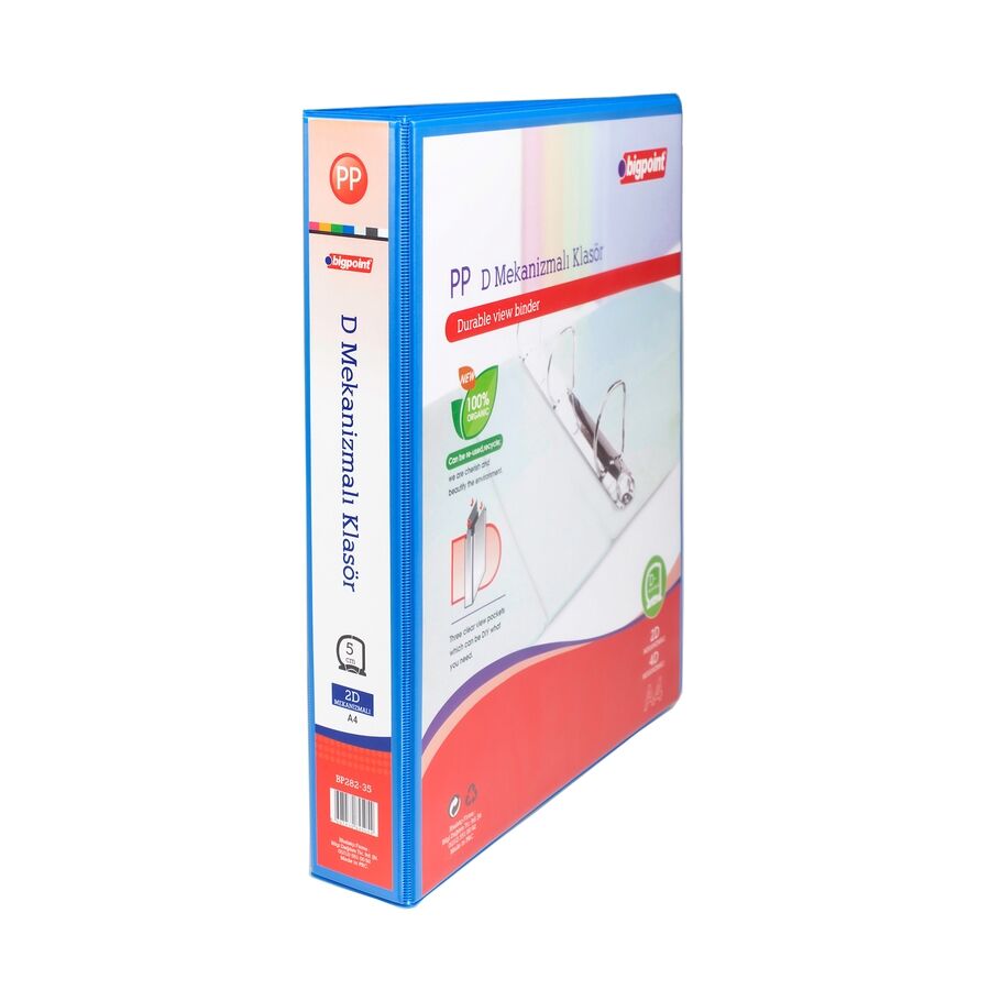 BİGPOİNT BP282-35 2D MEKANİZMALI KLASÖR 5 CM MAVİ
