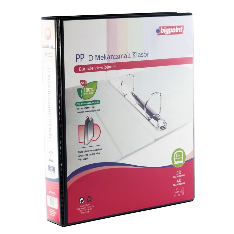 BİGPOİNT BP282-95 2D MEKANİZMALI KLASÖR 5 CM SİYAH