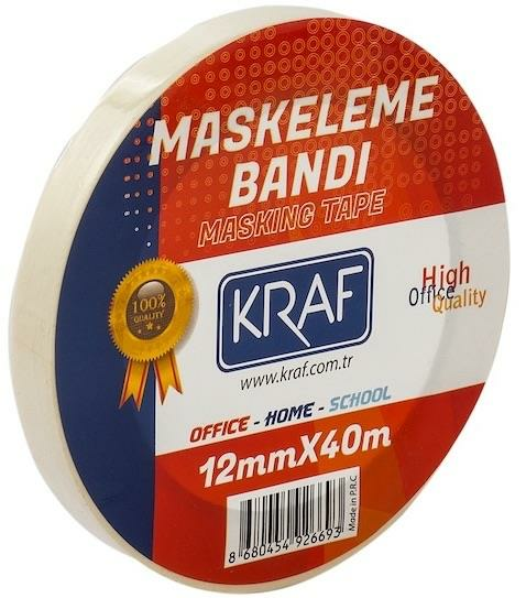 KRAF 4012G MASKELEME BANDI 12 MM X 40 M