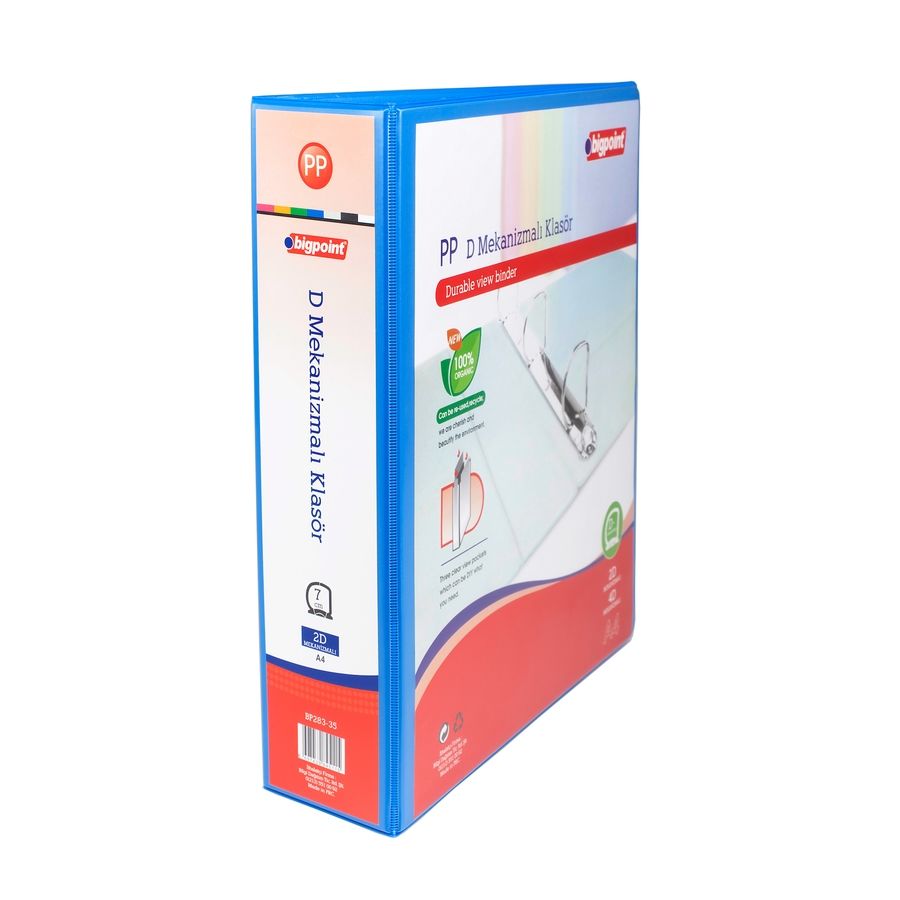 BİGPOİNT BP283-35 2D MEKANİZMALI KLASÖR 7 CM MAVİ