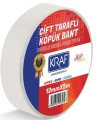 KRAF 5012G ÇİFT TARAFLI KÖPÜK BANT 12MMX5M