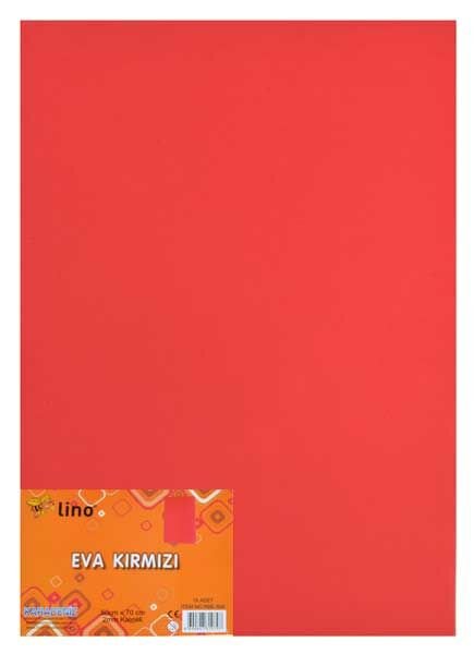 LİNO RBE-508 EVA 50X70 CM.KIRMIZI 2MM