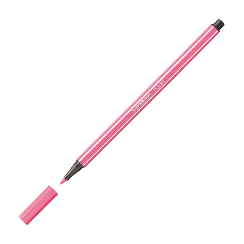STABİLO PEN 68 KEÇE UÇLU KALEM 68-29 KOYU PEMBE 10'LU KT.