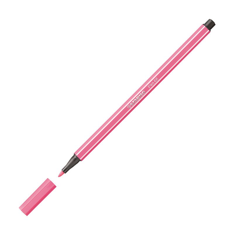 STABİLO PEN 68 KEÇE UÇLU KALEM 68-17 AÇIK PEMBE 10'LU KT.