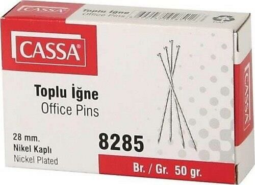 CASSA 8285 TOPLU İĞNE 50 GR 28 MM 24'LÜ KT.