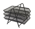 KRAF 460G PERFORE EVRAK RAFI METAL 3 KATLI SİYAH