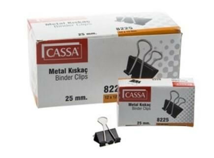 CASSA 8225 ÇELİK KISKAÇ 25 MM 12'Lİ KT.
