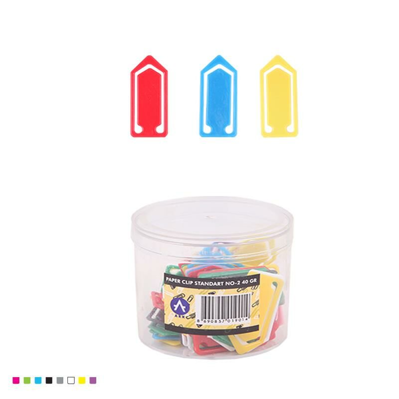 ARK 1901 PLASTİK STANDART ATAŞ NO:2 (40 GR) 6'LI KT
