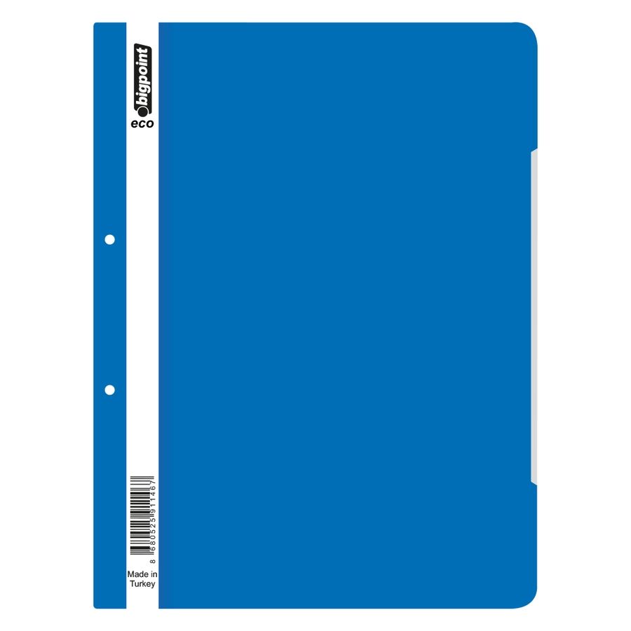 BİGPOİNT BP296-35 TELLİ DOSYA ECO MAVİ 50'Lİ PAKET