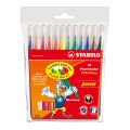 STABİLO 280/12-2 POWER KEÇELİ KALEM ŞEFFAF KUTU 12'Lİ