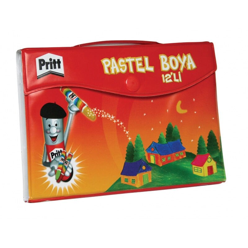PRİTT 1048062 PASTEL BOYA 12 Lİ ÇANTALI