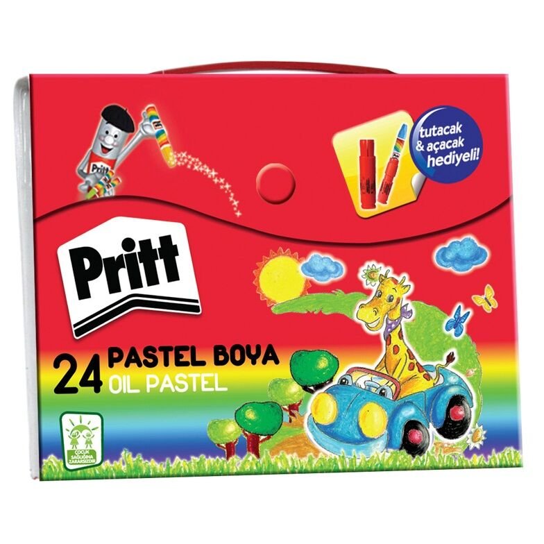 PRİTT 1048064 PASTEL BOYA 24 LÜ ÇANTALI