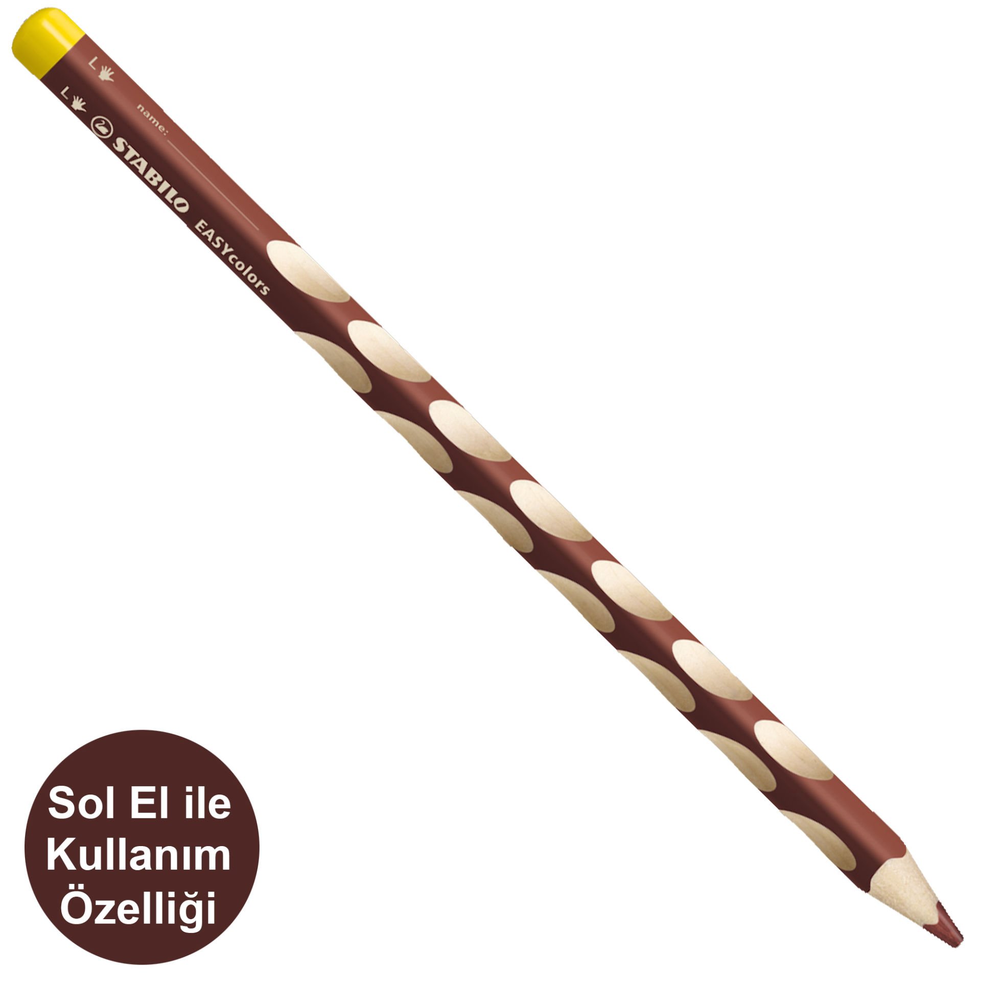 STABİLO 331/655-6 EASYCOLORS SOL EL KALEMİ AÇIK KAHVERENGİ 12'Lİ