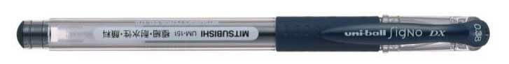 UNİ UM-151 SİGNO DX 0.38 MM MAVİ SİYAH 12'Lİ KT.