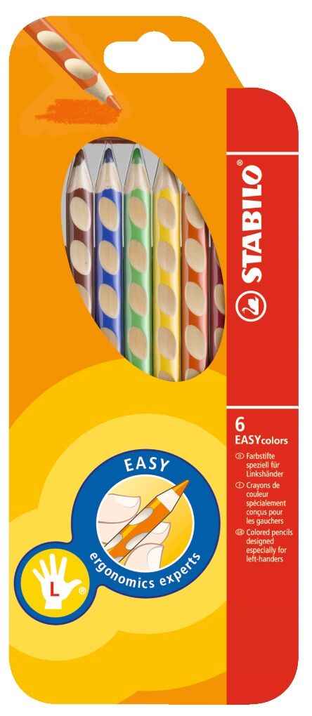 STABİLO 331/6 EASYCOLORS SOL EL KALEMİ 6 RENKLİ SET