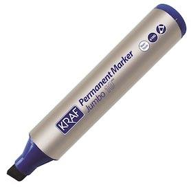 KRAF 610G PERMANENT MARKÖR JUMBO 10MM MAVİ 10'LU KUTU