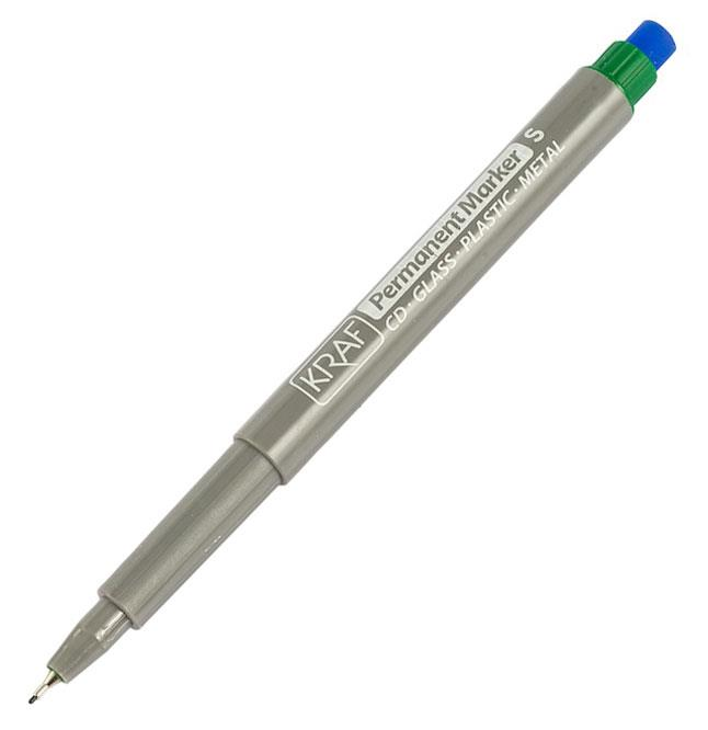 KRAF 270 ASETAT KALEMİ SİLGİLİ (S) YEŞİL 12'Lİ KUTU