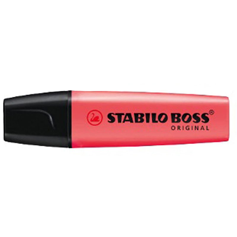 STABİLO 70-40 BOSS FOSFORLU KALEM KIRMIZI 10'LU KT.