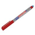 KRAF 270 ASETAT KALEMİ SİLGİLİ (S) 270 KIRMIZI 12'Lİ KUTU