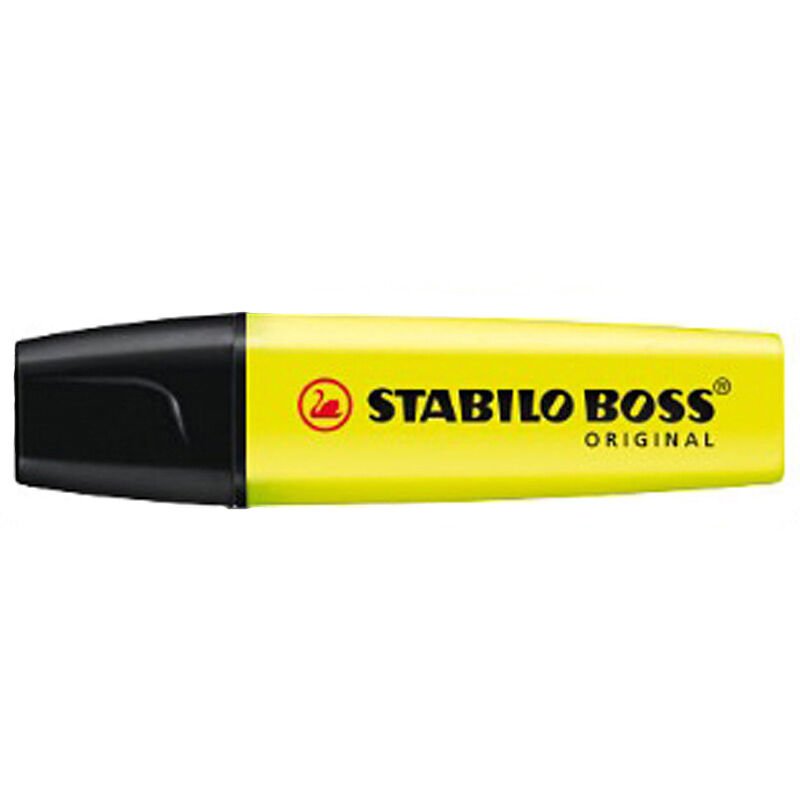 STABİLO 70-24 BOSS FOSFORLU KALEM SARI 10'LU KT.