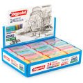 BİGPOİNT BP977-24 DUST-FREE PASTEL RENKLİ SİLGİ 24'LÜ KUTU