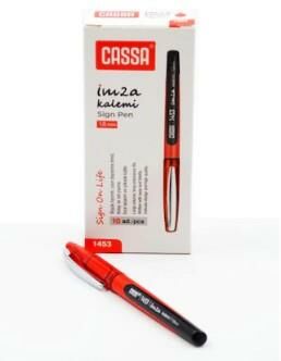 CASSA 1453 İMZA KALEMİ KIRMIZI 1,0 10 LU KUTU