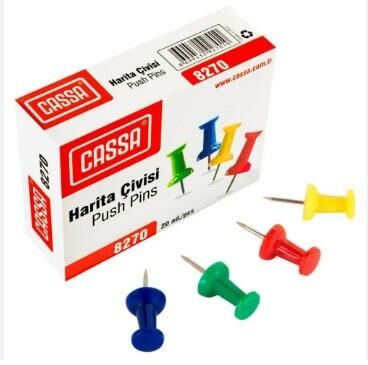 CASSA 8270 HARİTA ÇİVİSİ 24'LÜ KT.