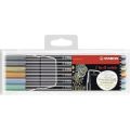 STABİLO PEN 68 KEÇE UÇLU KALEM 6806-8-11 METALİK 6'LI