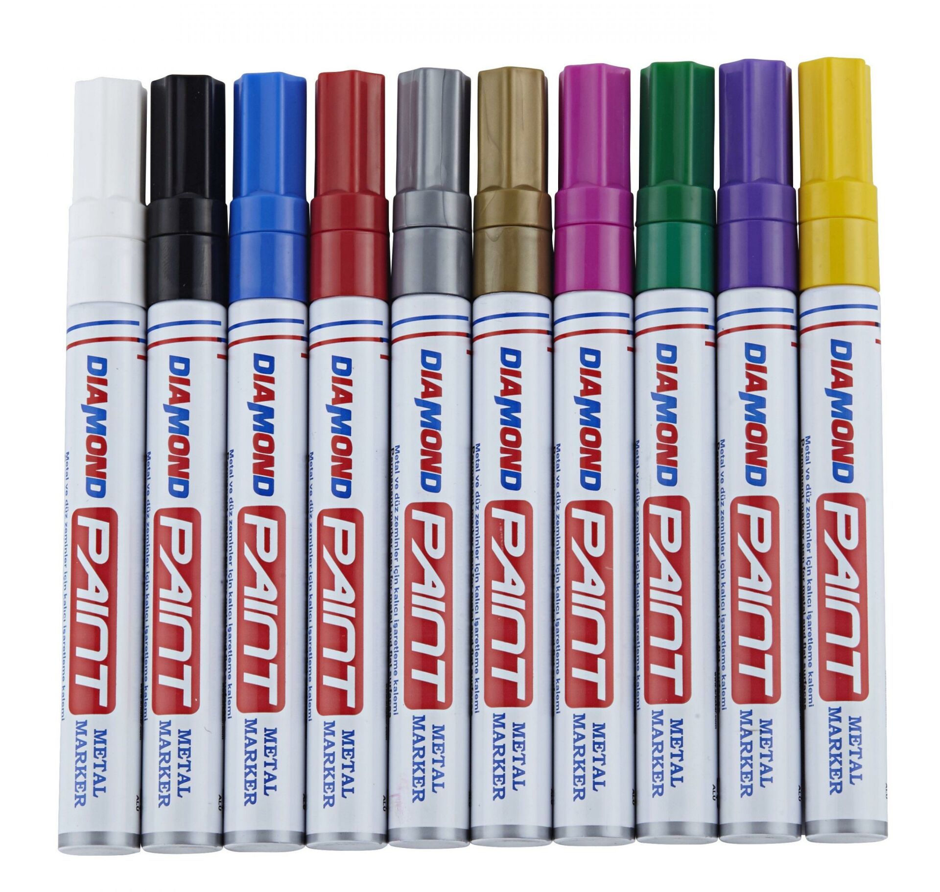 3A 1498 PAİNT METAL MARKER KALEM 12'Lİ KT