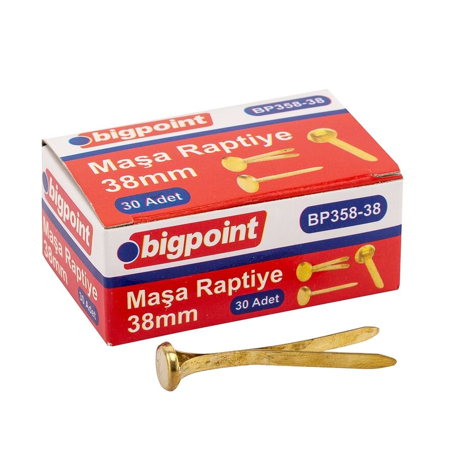 BİGPOİNT BP358-38 MAŞA RAPTİYE 38 MM 10'LU KUTU