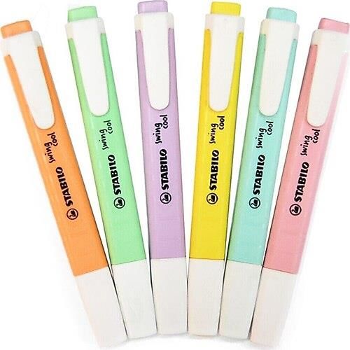 STABİLO 275/16-8 SWİNG COOL PASTEL FOSFORLU KALEM 6'LI