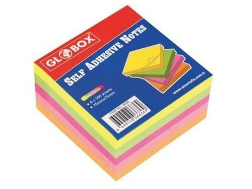 GLOBOX 6636 75x75 MM NEON RENK 400 YAPRAK